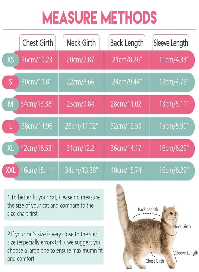 ADNIKIA Sticky Cat Clothes Stretchy, Sphynx Hairless Sweater & Pajamas for Cats only, Soft Cat Onesie for Cats After Surgery Female Male & Hair Loss Prevention, Pink XS - Image 4